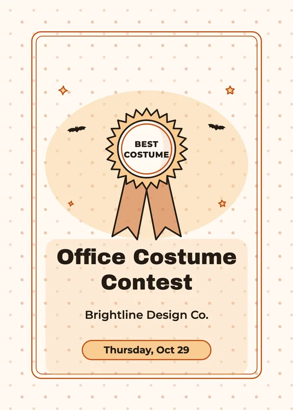 Costume Contest — Office Halloween Halloween invitation