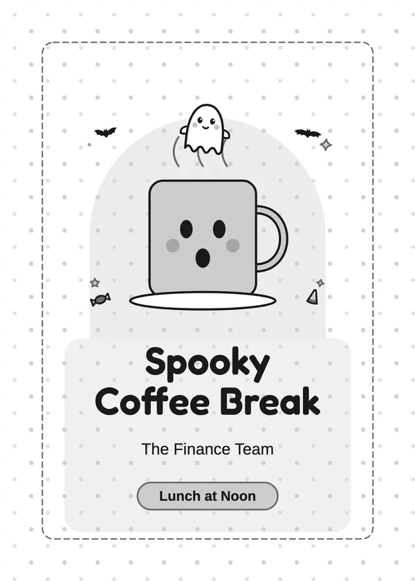 Ghost Mug — Office Halloween Halloween invitation