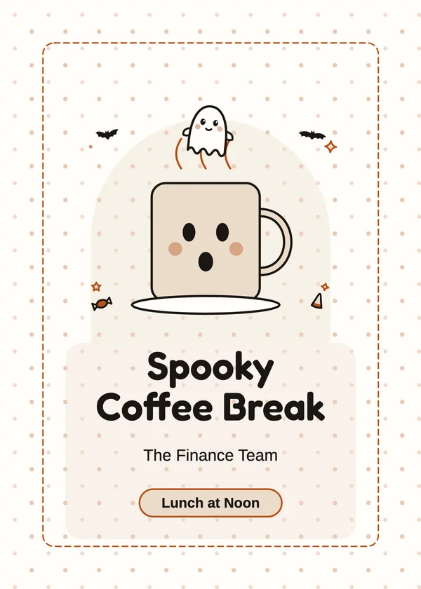 Ghost Mug — Office Halloween Halloween invitation