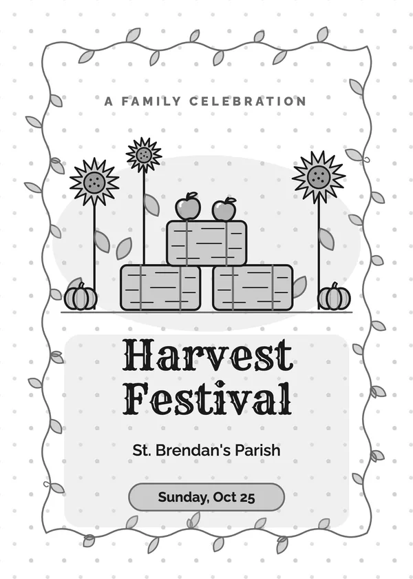 Harvest Festival — Fall Festival & Harvest Halloween invitation