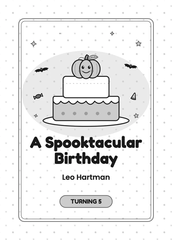 Pumpkin Cake — Kids' Halloween Birthday Halloween invitation