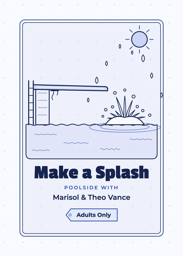 Make a Splash — Pool Party party invitation