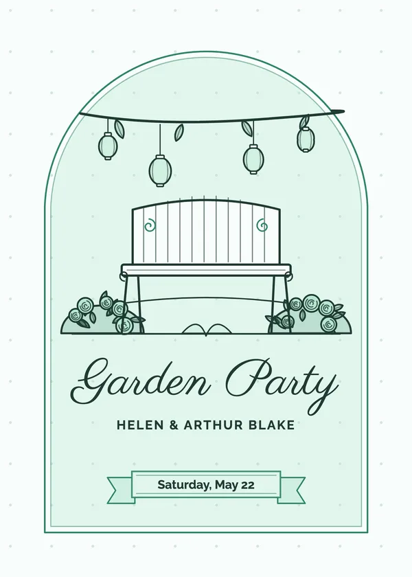 Garden Party — Garden Party & Picnic party invitation