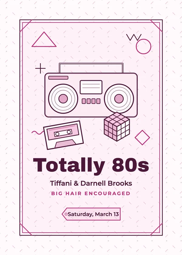 Totally 80s — 80s Party party invitation
