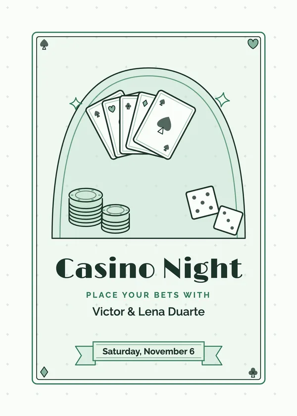 Casino Night — Casino Night party invitation