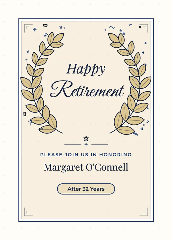 Funny & Simple Retirement Invitations — 9 Free