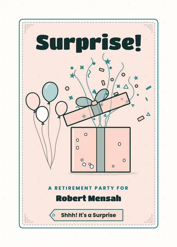Retirement Invitation Maker — 77 Free Templates