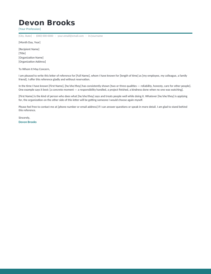 Contemporary — Teal preview