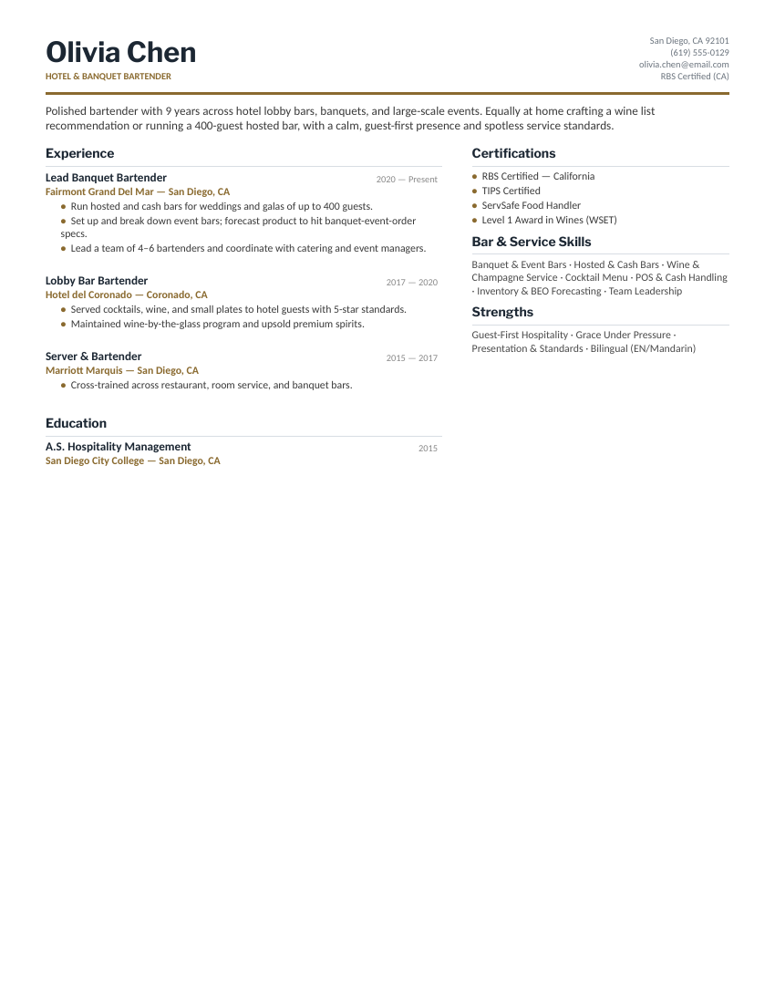 Hotel & Events — Navy preview