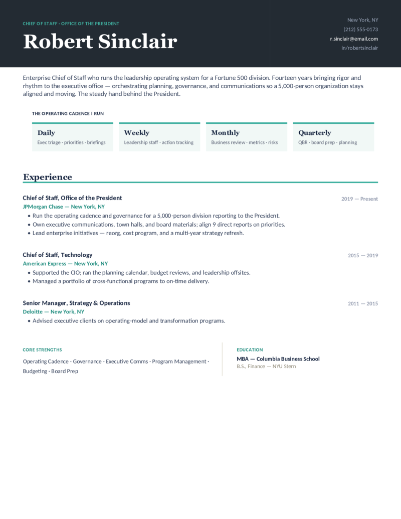 Operating Cadence — Graphite preview