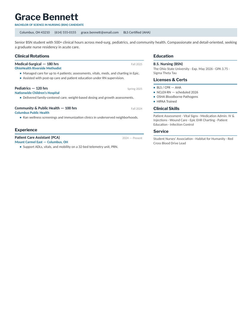 Nursing & Health Sciences — Navy preview