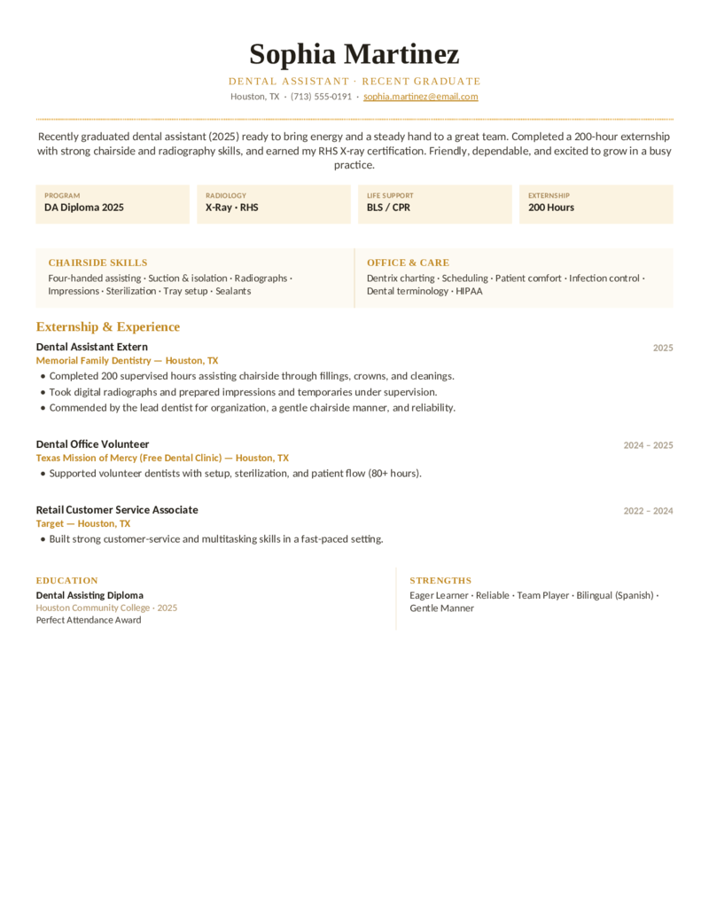 New Grad — Gold preview