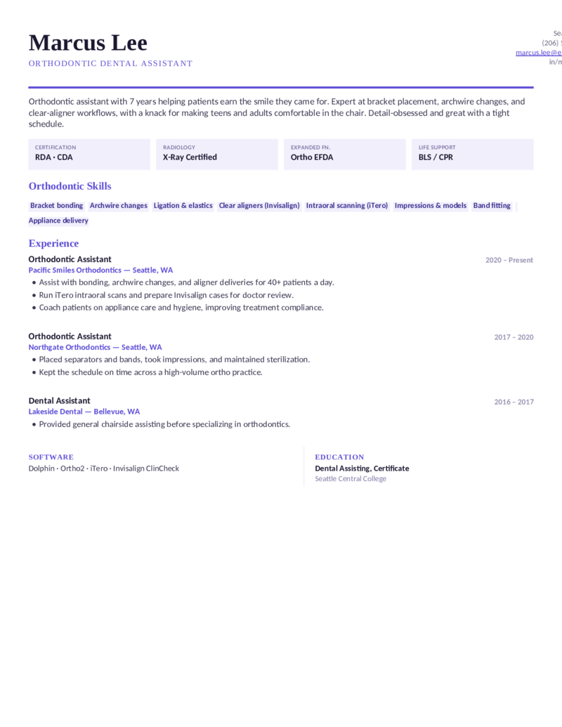 Orthodontic — Indigo preview