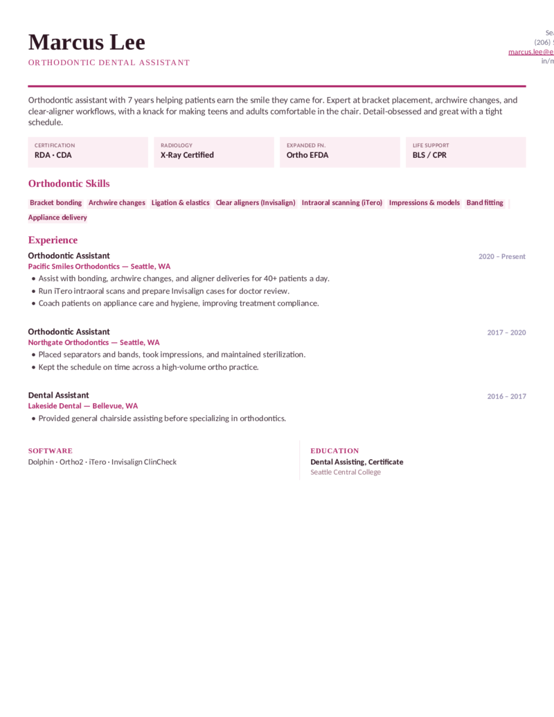 Orthodontic — Rose preview