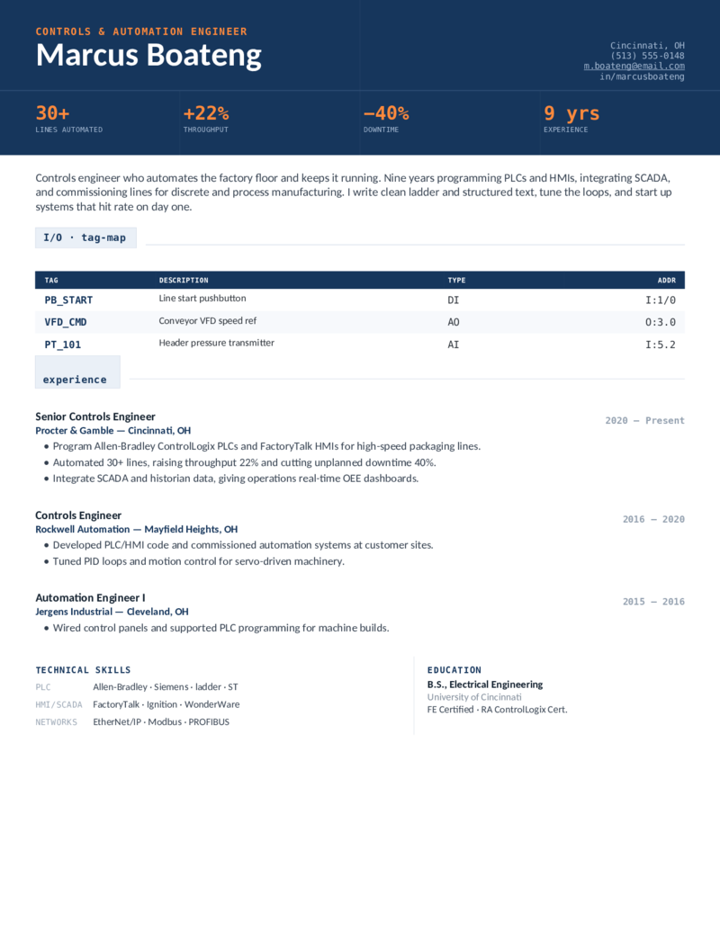 Controls/PLC — Navy preview