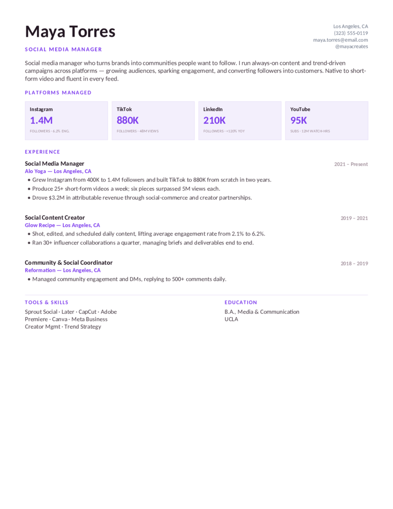 Social — Purple preview