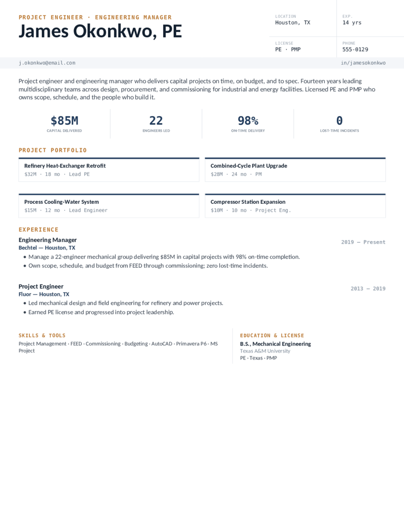 Project — Navy preview