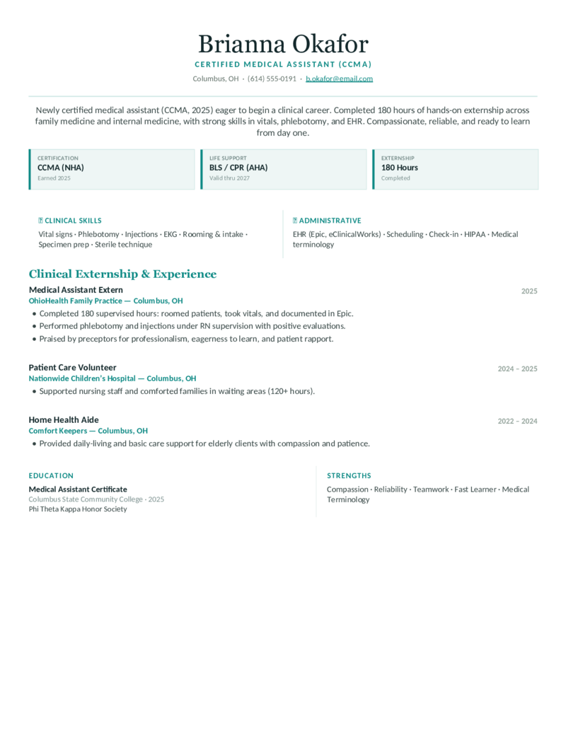 New Grad — Teal preview