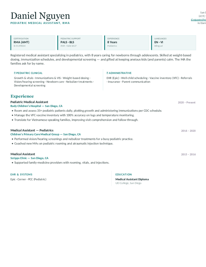 Specialty — Teal preview