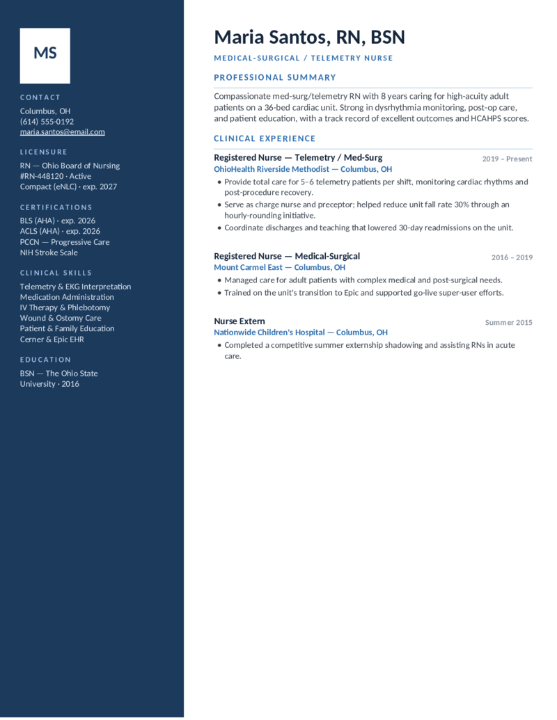 Bedside — Med-Surg / Telemetry preview