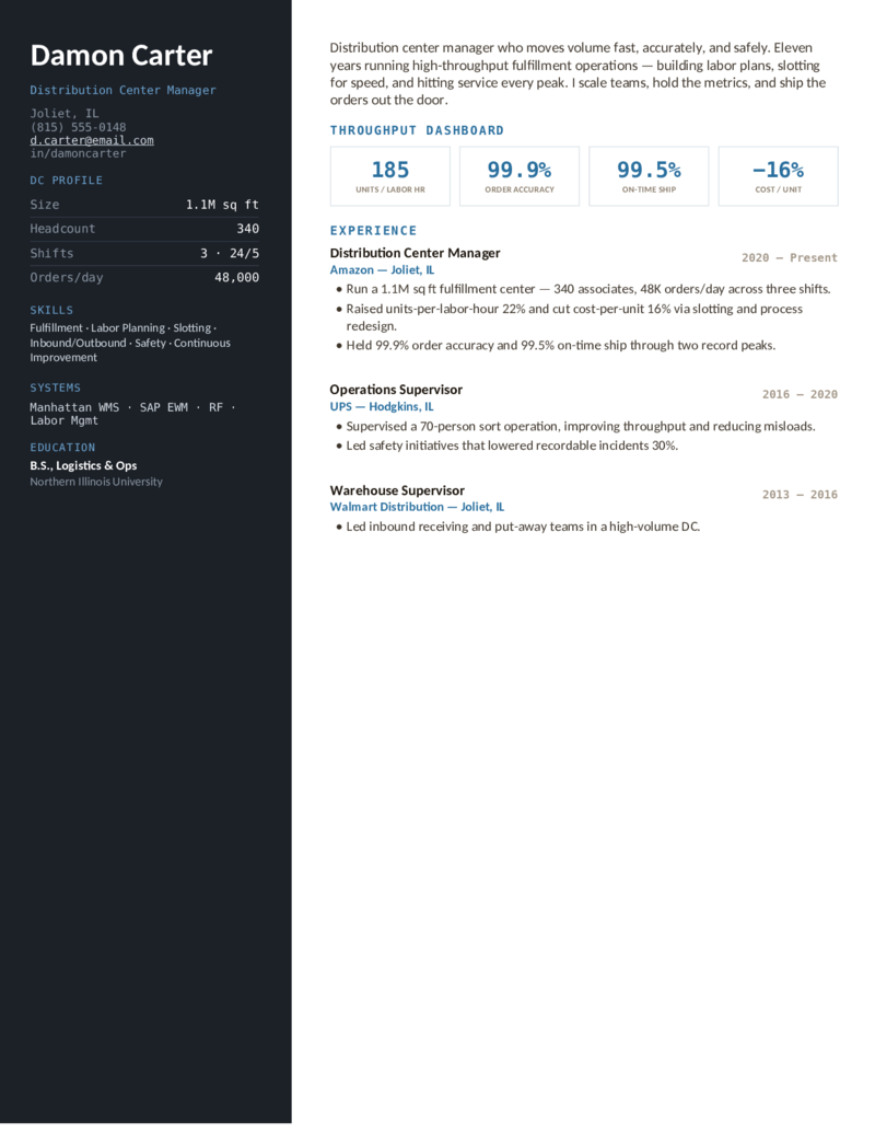 Warehouse — Slate preview