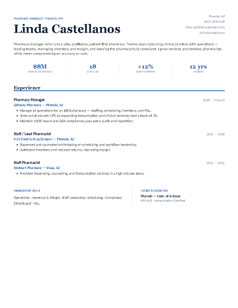 Pharmacy Manager — Blue preview