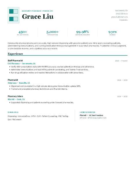 Retail / Community — Teal preview