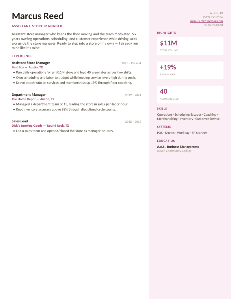 Assistant — Plum preview