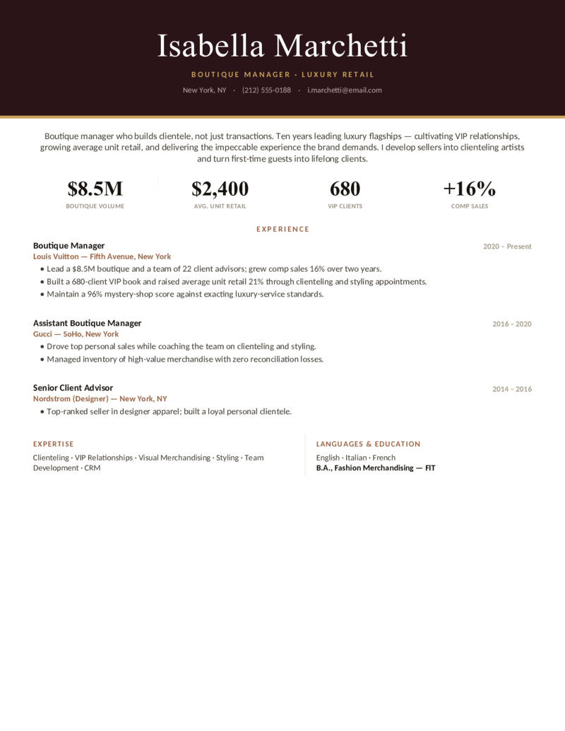 Luxury — Burgundy preview