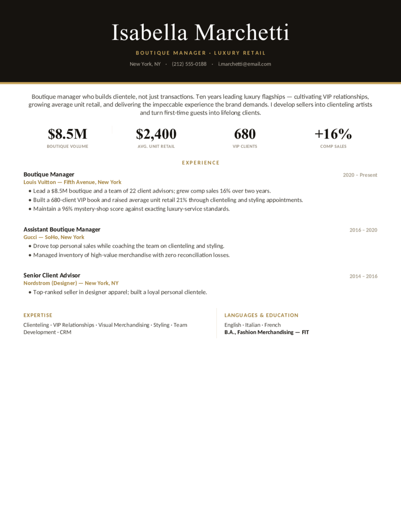 Luxury — Gold preview