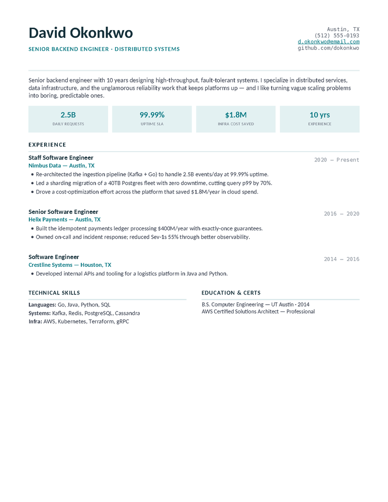 Scale — Teal preview
