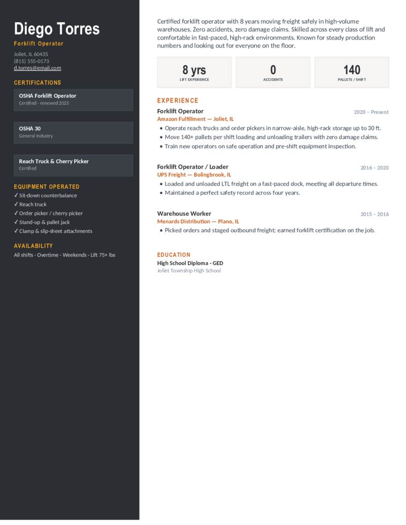 Forklift — Charcoal preview