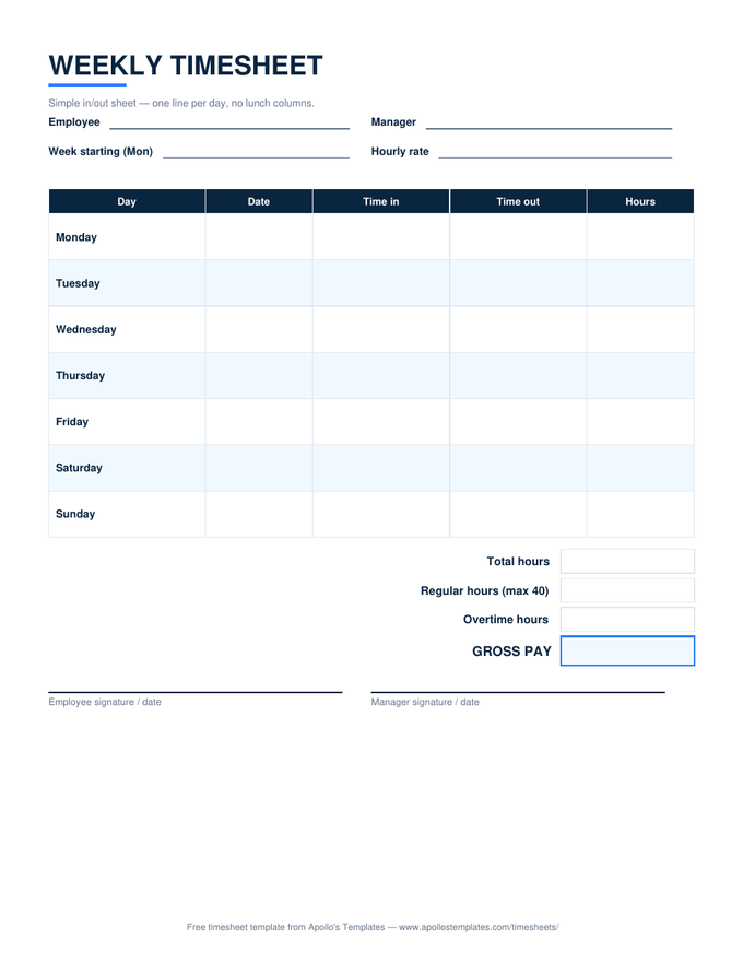 Simple — Excel preview